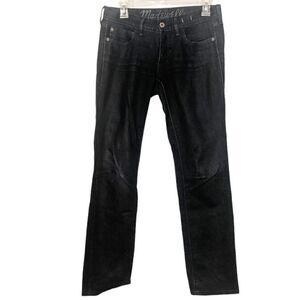 Womens Madewell Rail Straight Dark Wash Jeans Size 26‎
